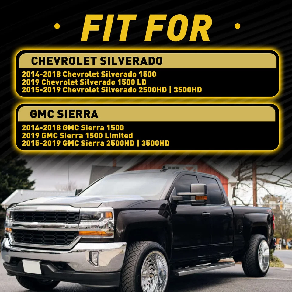 Dynamic Side Mirror Light Signal For 2015-2019 Chevrolet Silverado 2500HD 3500HD - Image 2 of 4