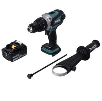 Makita DHP 458 M1 Akku Schlagbohrschrauber 18 V 91 Nm + 1x Akku 4,0 Ah 
