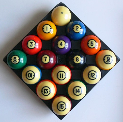 vintage brunswick pool/ billiard balls 8 ball 2