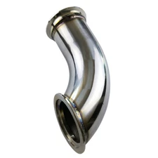 3" V-BAND STAINLESS 90 DEGREE DIY ELBOW TUBE EXHAUST TURBO FLANGE