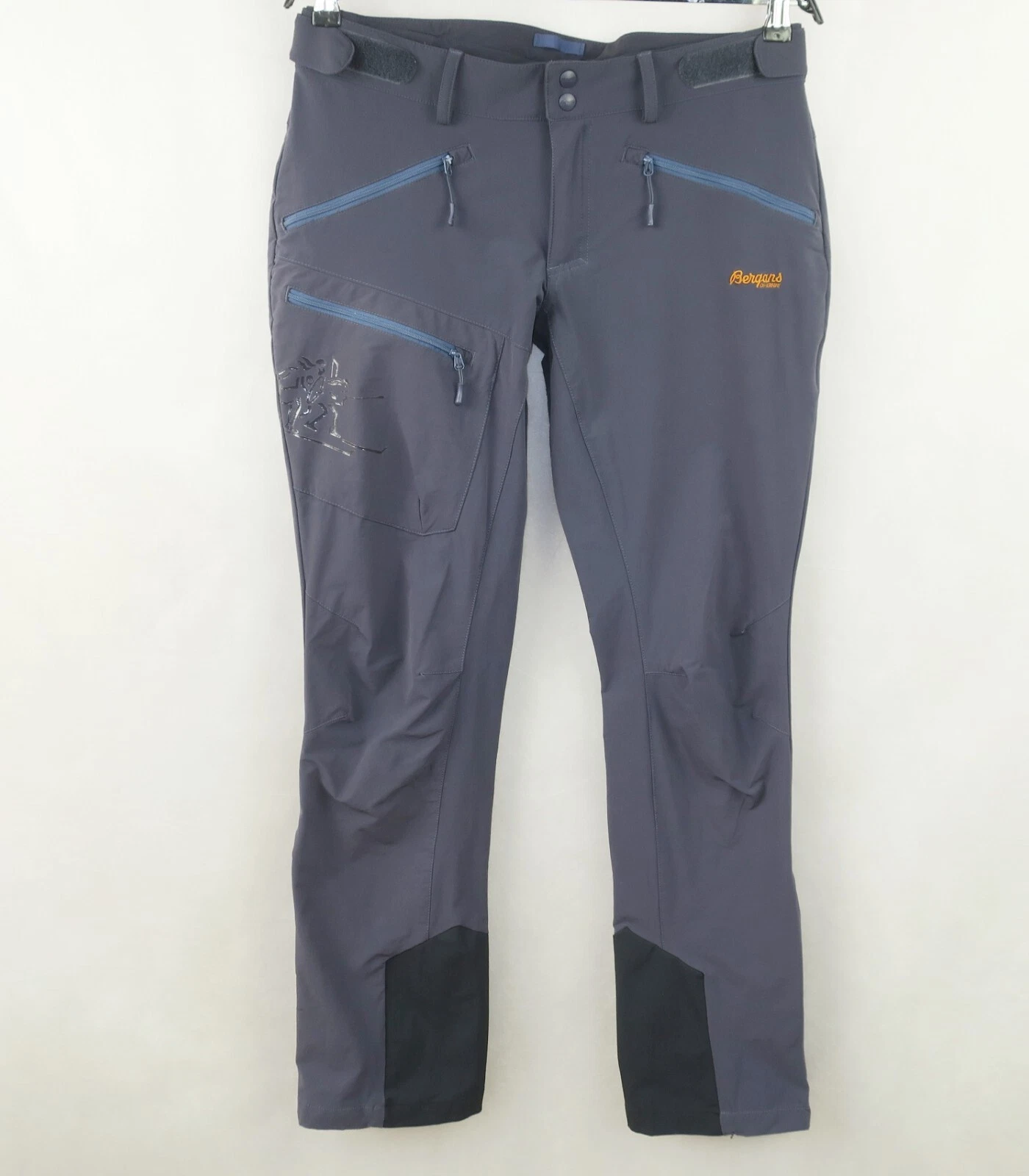 BERGANS OF NORWAY WOMENS TREKKING HIKING STRETCH 7017 OKLA LADY PANTS size M GRE