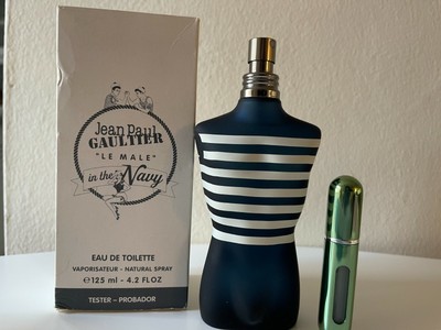 Jean Paul Gaultier Le Male In the Navy 4.2 oz Eau De Toilette Tester + Atomizer 8435415023238 | eBay