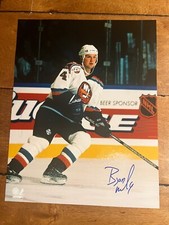 Bryan McCabe Signed Photo 11x14 Hockey NY Islanders Autograph