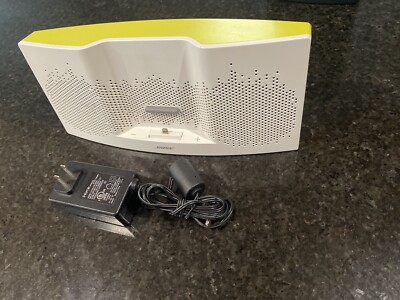 Bose SoundDock XT Speaker White & Yellow 100 % Working iPhone 6/7