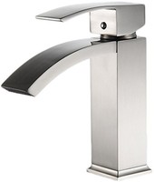 Yajo Modern Bathroom Vessel Sink Single Handle Regular Faucetbrushed Nickel F... on sale Yajo Modern Bathroom Vessel Sink Single Handle Regular Faucetbrushed Nickel F... on sale