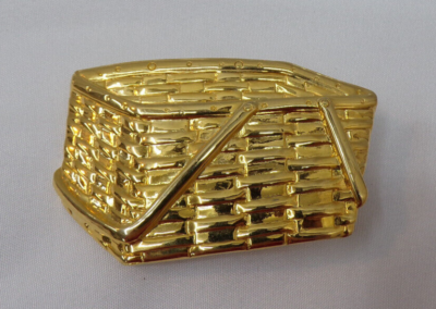 Vintage Douglas Paquette Brass Belt Buckle Vintage Douglas Paquette gold tone sand dollar belt buckle  main image 4