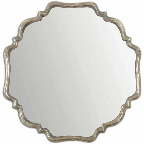 UTTERMOST 12849 VALENTIA MIRROR PLATED OXIDIZED SILVER RUST GRAY WASH DECOR - Picture 3 of 3