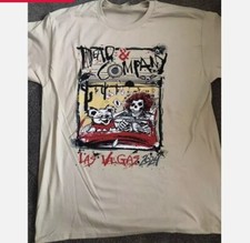 Dead  And Company Las Vegas Sphere 2024 Opening Night Shirt. white
