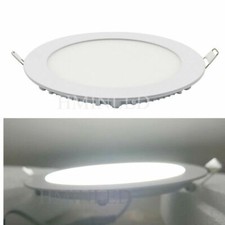 Round Recessed Flat LED Ceiling Panel Light Spot Down Light Lamp Bulb Fixture US