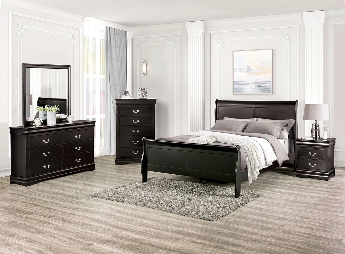 Black Traditional Bedroom Furniture Sets with 3 Items in Set for sale | eBay