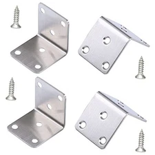 Stainless Steel Angle Bracket Reverse Hole External Wrap Heavy Duty 41×41×39mm