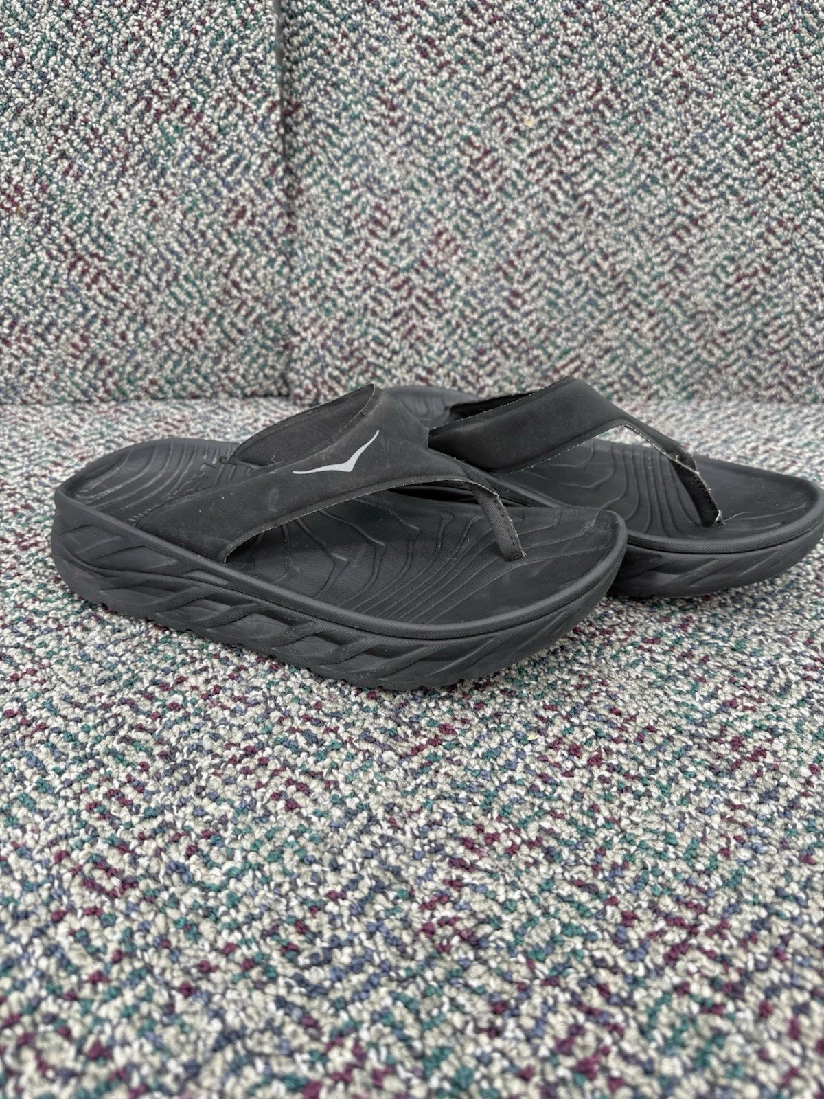 Sandali Hoka One One Ora recupero perizoma nero comodi slide donna taglia 8