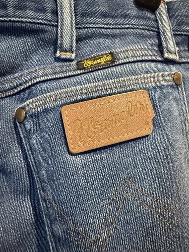 Wrangler 936 Men's Regular Fit Blue Medium Wash Straight Leg Jeans 34x32 image 3