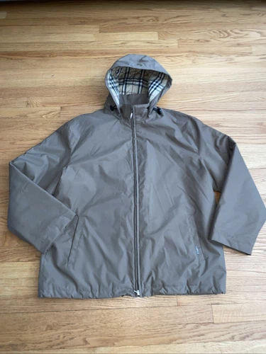 Giacca Burberry London con cappuccio staccabile taglia XXL