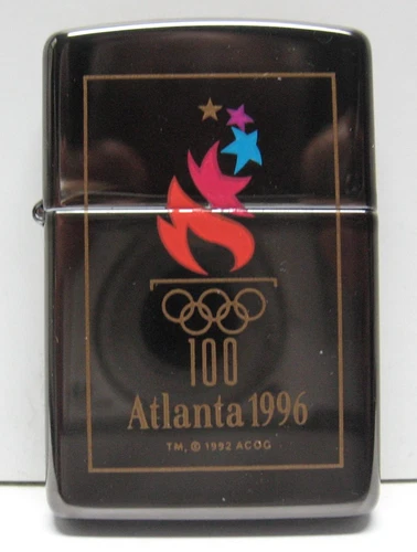 Zippo Lighter - 1996 Atlanta Olympics - Very Good Condition - Never used