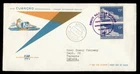 DR WHO 1957 NETHERLANDS ANTILLES FDC CURACO HOTEL PAIR R56147