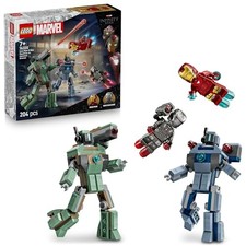 LEGO Marvel Iron Man War Machine vs Hammer Drones 76320 Minifigs Action 204 PCS