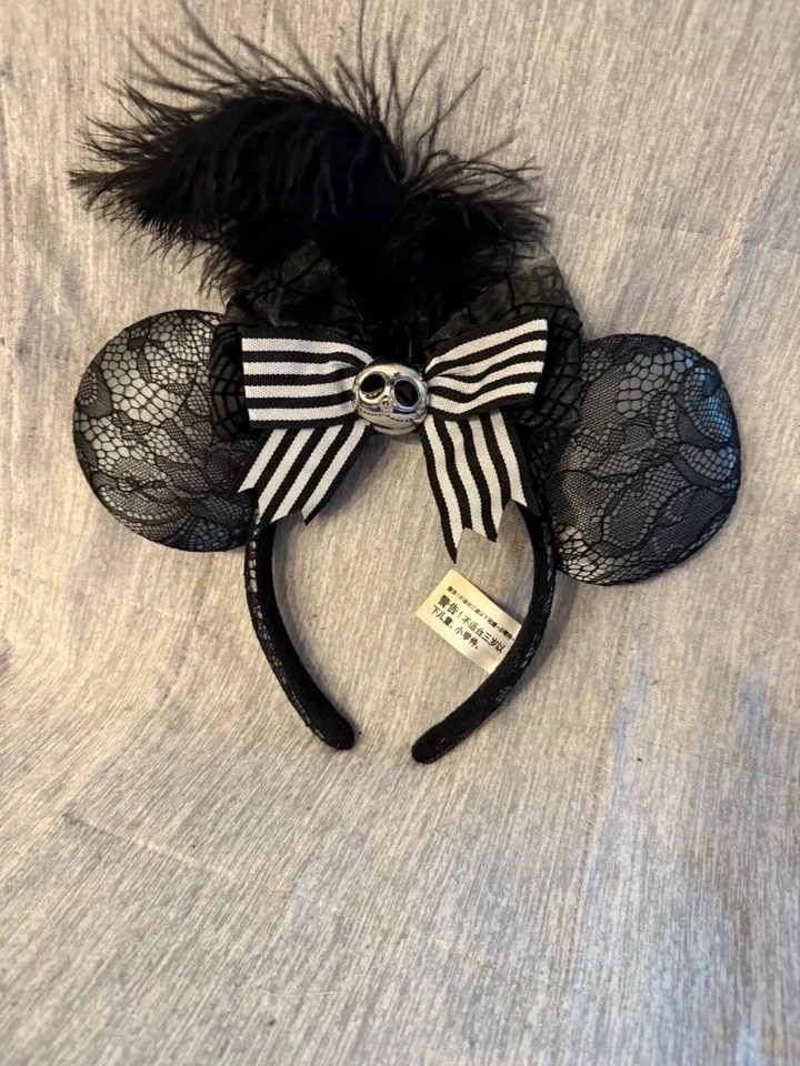 Nightmare Before Christmas Jack Skellington Mickey Ears Disney Parks Authentic - Image 3 of 4