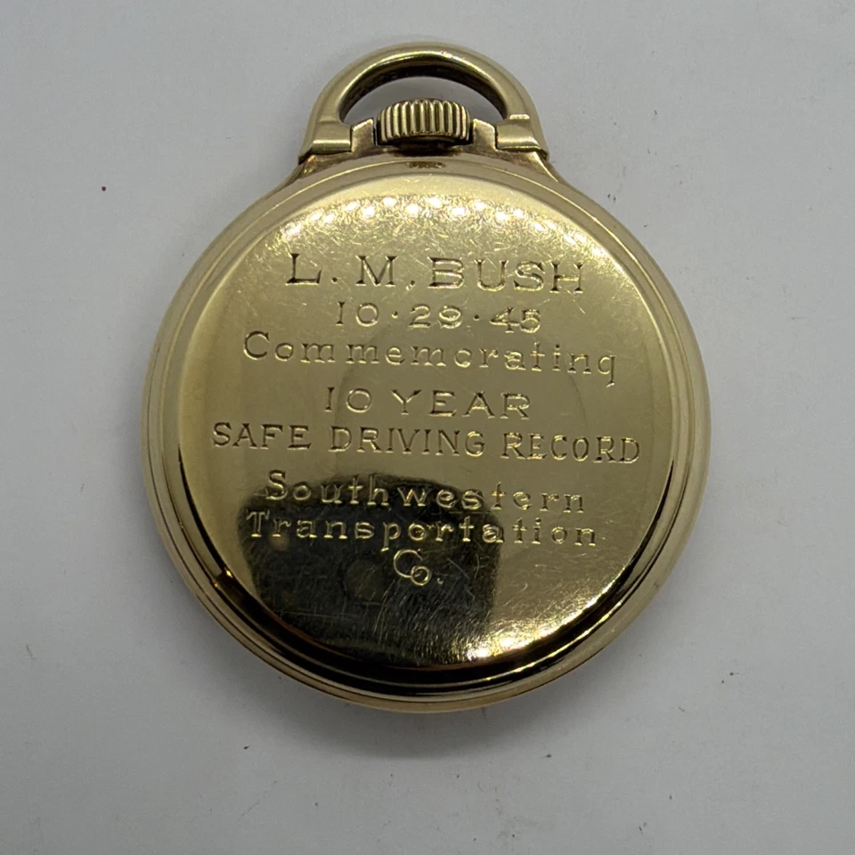 Elgin B.W.Raymond 16 Size 23 jewels Gold Filled Railroad Pocket Watch Runs Good - Image 2 of 4