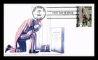 DR JIM STAMPS US COVER HEROES OF 2001 SEMIPOSTAL FIRST DAY ISSUE SCOTT B2