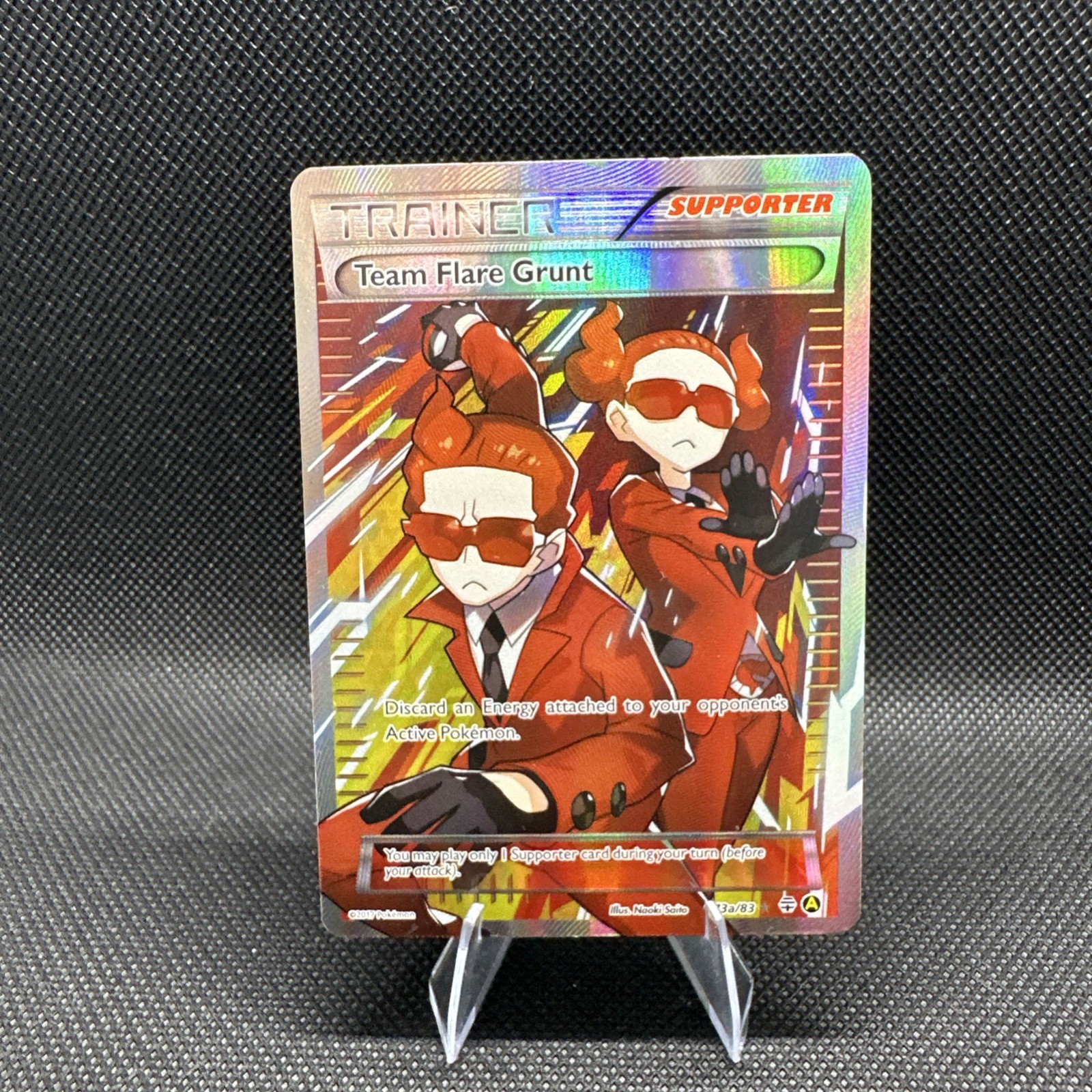 Pokémon TCG Team Flare Grunt 73a/83 Alternate Art Promo
