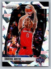 Shakira Austin 2024 Panini Prizm WNBA #134 Ice Prizms Washington Mystics