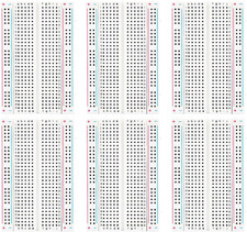 ELEGOO 6PCS 400 Point Breadboard Kit Solderless Breadboards for Arduino Project