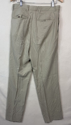Tommy Bahama Men Pants 100% Silk RN 86549 Pants Beige Tan Size 33XUFN