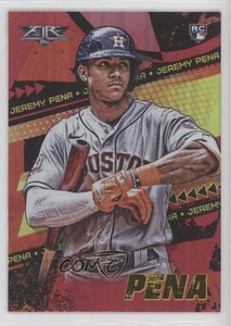 2022 Topps Fire Flame Jeremy Pena #71 Rookie RC