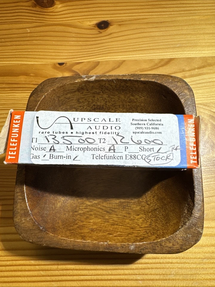 Tubo Telefunken E88CC / 6922 audio de lujo probado bajo ruido A/P nuevo en stock Foto 2 de 2