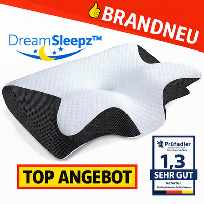 DreamSleepz  Orthopädisches Schlafkissen Memory Foam Kopfkissen soft ergonomisch