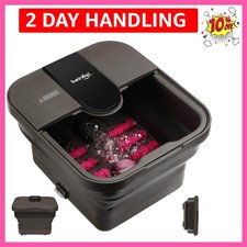 X Large Feet, Foot Spa Bath Massager Heat Soaker Massage Bubble Roller Deep Soak