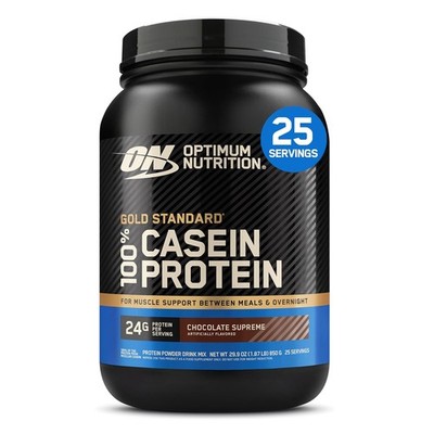 Optimum Nutrition Gold Standard 100% Micellar Casein Protein Powder, Slow Digest