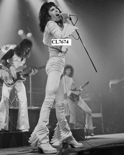 Freddie Mercury Rock Band Queen Performs at The Hammersmith Odeon London Photo