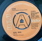 DAVID BOWIE - DEMO - REBEL REBEL- 7” Vinyl Single Play Graded VG PLUS PROMO