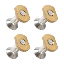 2X(4Pcs M8 Hydrofoil Mounting Brass T-Nuts for Surfing  Hydrofoil Tracks4792