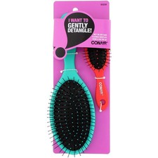 3 Pack Conair Detangling Cushion Brush, 2 Ct