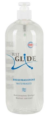 Just Glide Waterbased 1l Wasserbasis 100 % Vegan Geruchs- und Geschmacksneutral