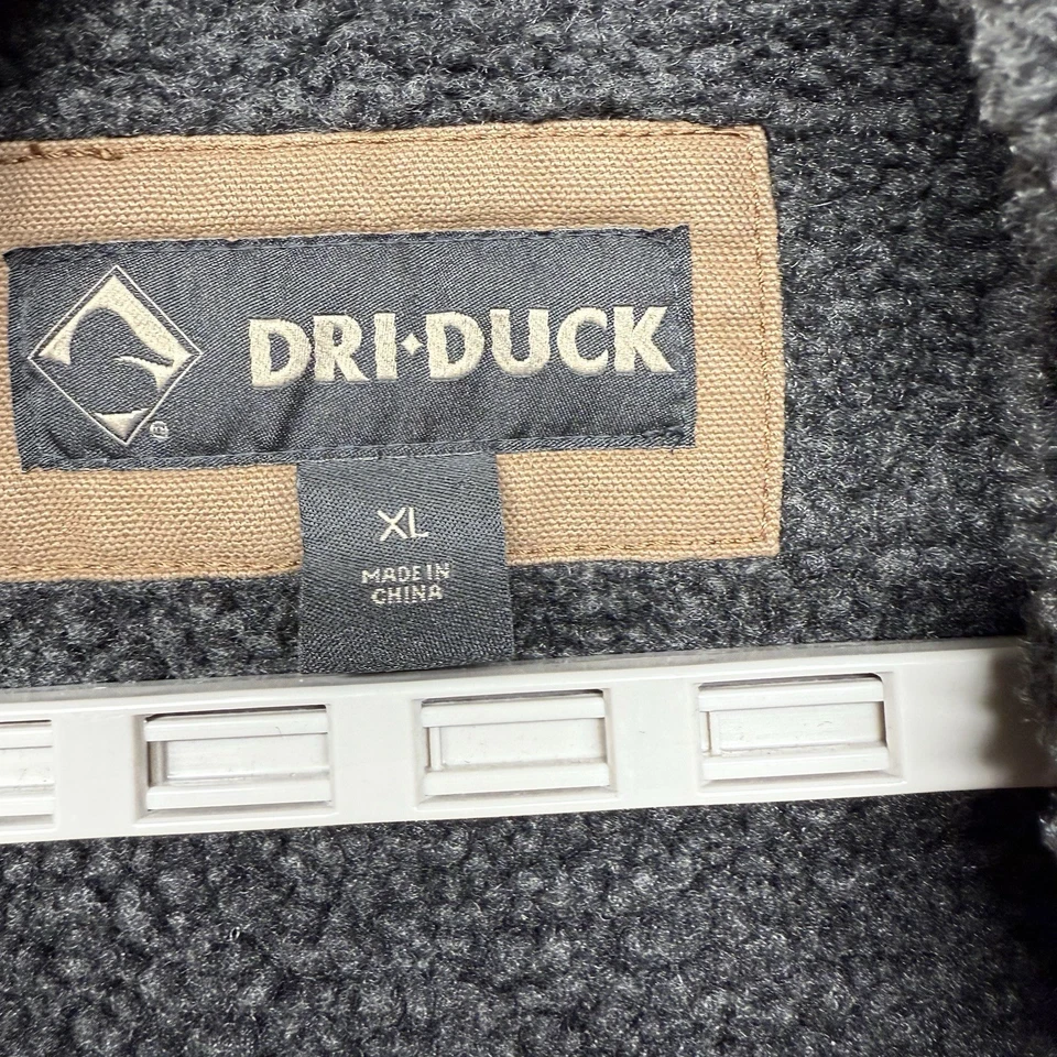 Dri Duck Canyon Cloth Insulated Work Vest Peterbilt Brown Full Zip Heavy Duty XL - Image 4 of 4