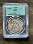 1898-O PCGS MS63 Morgan Silver Dollar in Old Green Holder (OGH)