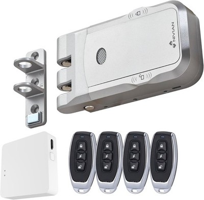 NIVIAN NVS-SMARTBOLT FERNBEDIENUNGSRIEGEL Eltern Smart unsichtbares Türschloss, mit App