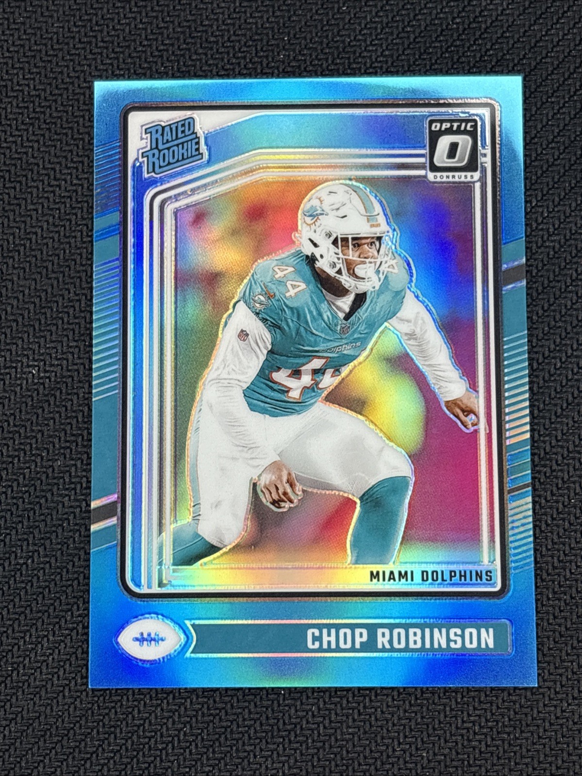 2024 Panini Donruss Optic Chop Robinson #219 Aqua 019/299