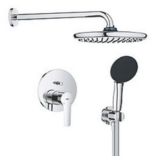 Grohe Start HP Rear-Fed Concealed Chrome Thermostatic Shower System
