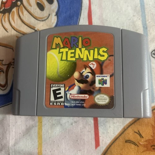Mario Tennis N64 (Nintendo 64, 2004) Authentic Tested Working Cartridge Only