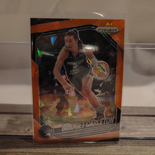 25 Panini Prizm WNBA Bridget Carleton Orange Ice Prizm #88 Minnesota Lynx