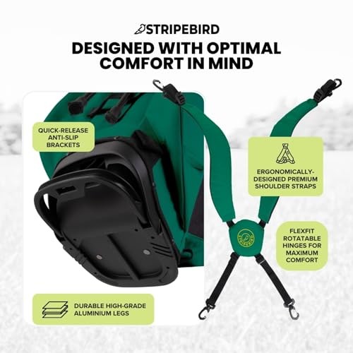 Golf Stand Bag with Hub for Magnets - 4 Way Full-Length Dividers Golf Green - Picture 6 of 7