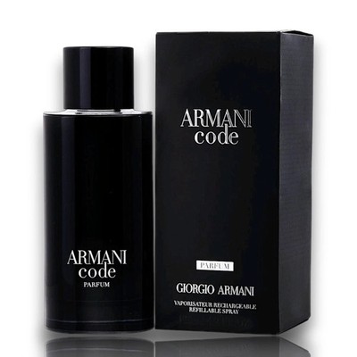 Armani Code by Giorgio Armani for Men 4.2 Oz Parfum Refillable Spray BRAND NEW 