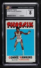 1971-72 Topps Connie Hawkins #105 CGC 8 HOF x0o
