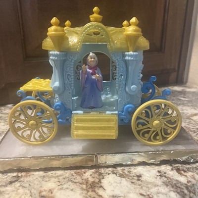 Disney Cinderella Coach Princess Play Carriage Cute With Bonus Fairy Godmother