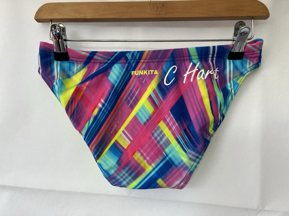 Funkita Damen Grün Mix Bikinihose Größe 8 W28 Polyester - Bild 4 von 4